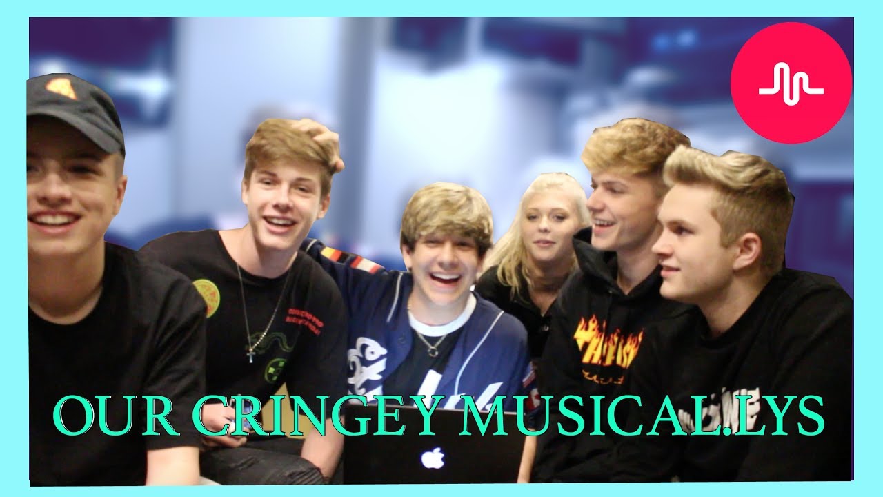 REACTING TO OUR OLD CRINGEY MUSICALLYS FT. Loren Beech, Tyler Brown, Blake Gray, HRVY, Simon Britton