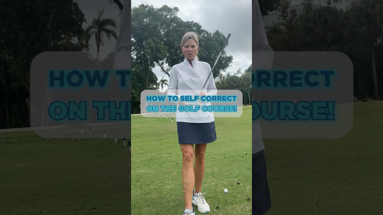 How to self correct on the golf course! 