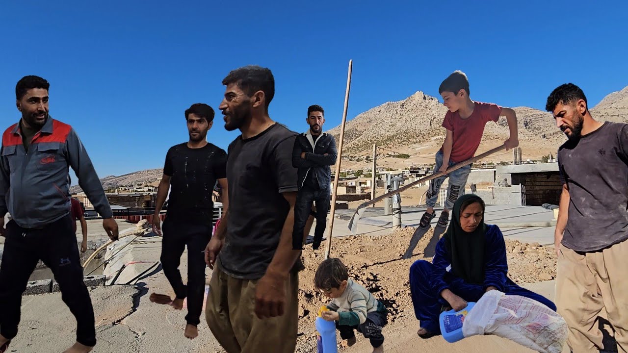 A Sad Day with Ali's Family: From Najmeh's Death to Building the House