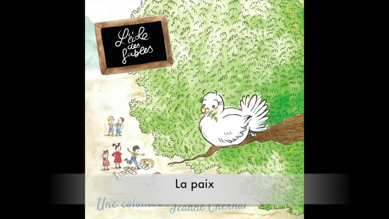 Une colombe (lyrics video) - Jeanne Cherhal - L'école des fables