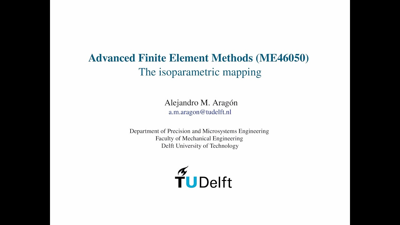 Isoparametric mapping