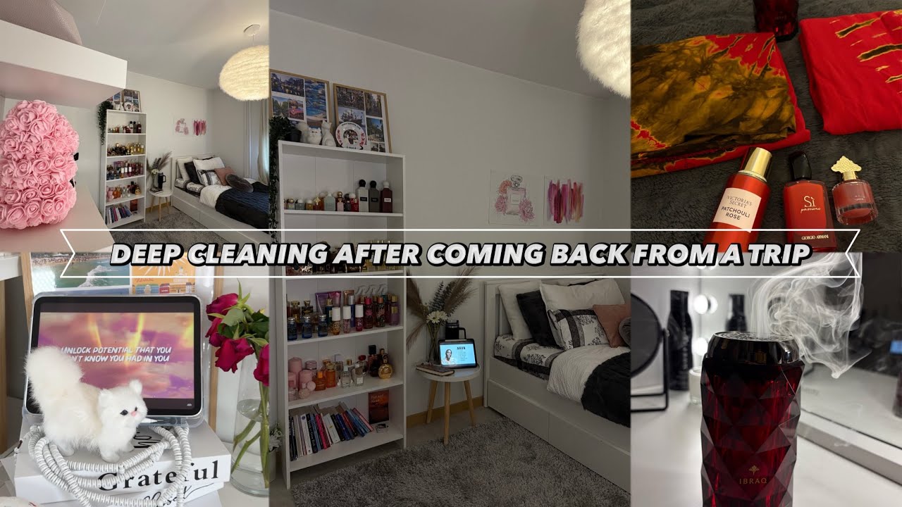 DEEP CLEANING MY ROOM 🎀
