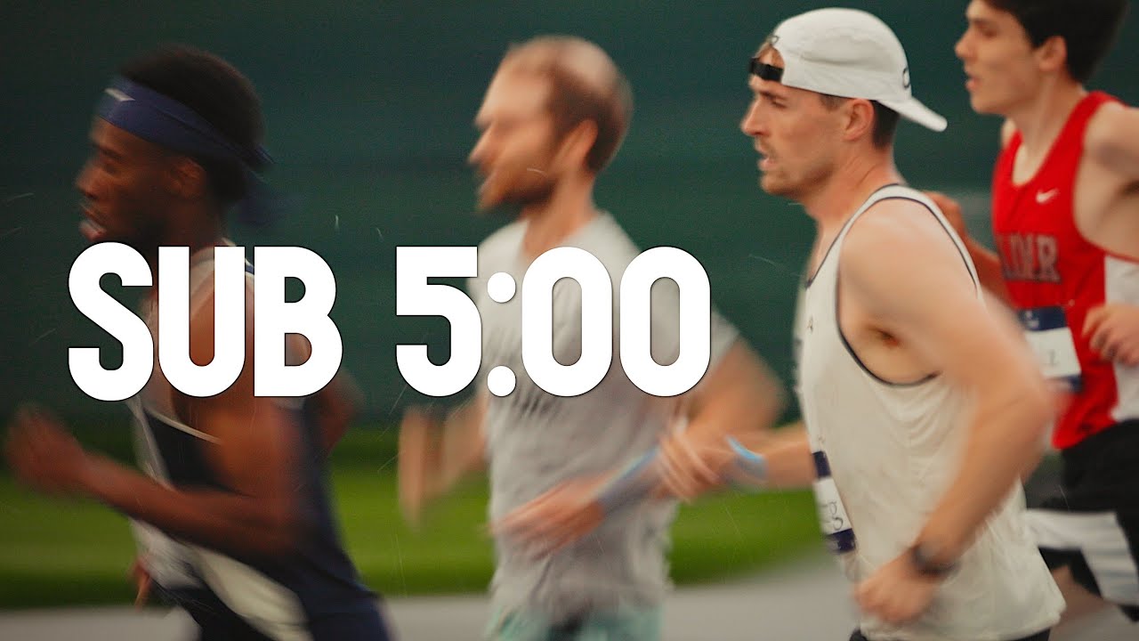 SUB 5 Minute Mile ATTEMPT - Tracksmith & Trials of Miles Event