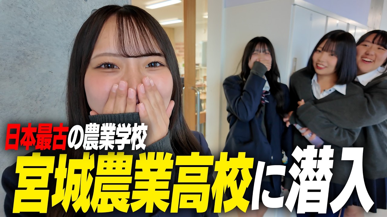 【収穫祭り】東京ドーム７個分！自然と共に生きる農業高校が凄すぎた…｜名門のオキテ！宮城県農業高校編#1