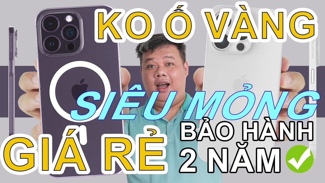 Review ốp lưng Slim Case Pro, Unique: KO Ố V&Agrave;NG, SI&Ecirc;U MỎNG, BẢO H&Agrave;NH 2 NĂM, GI&Aacute; RẺ !!!