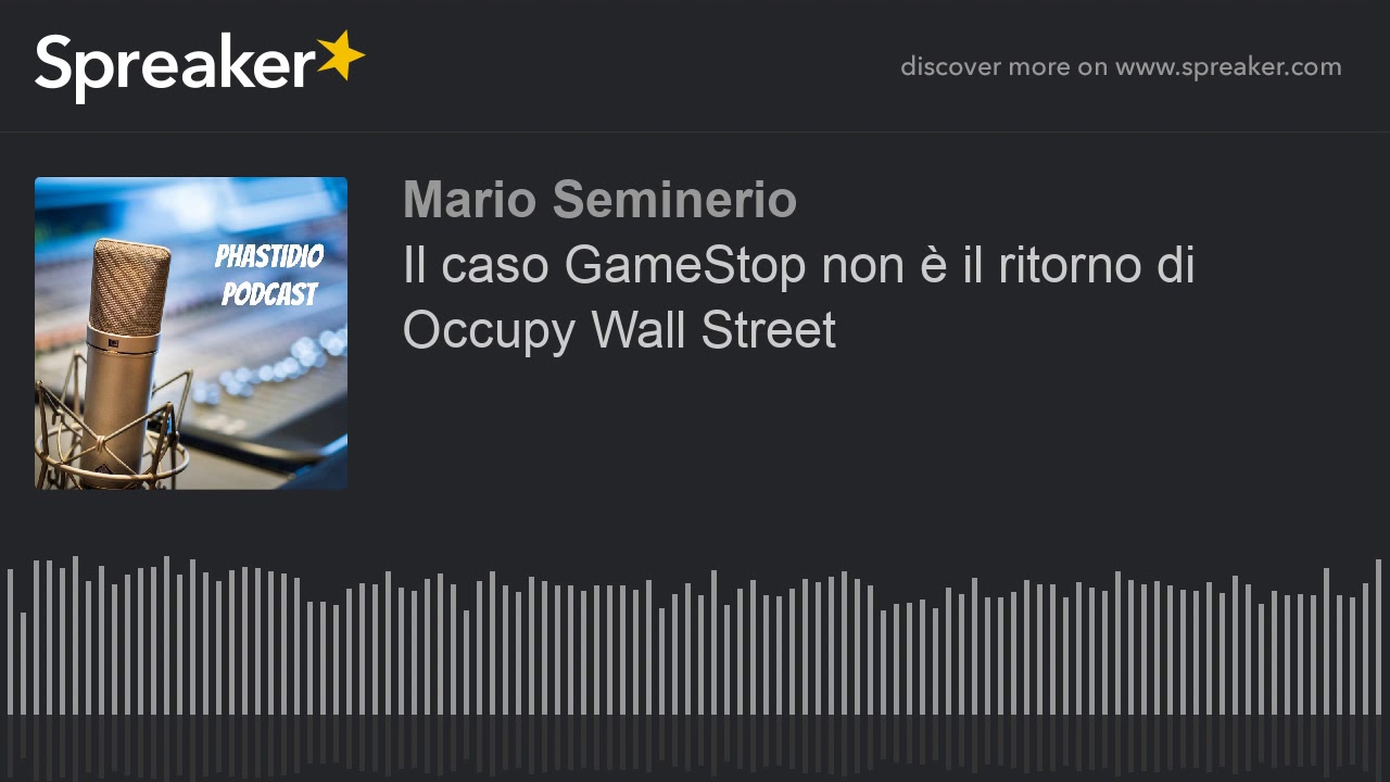 Il caso GameStop non &egrave; il ritorno di Occupy Wall Street