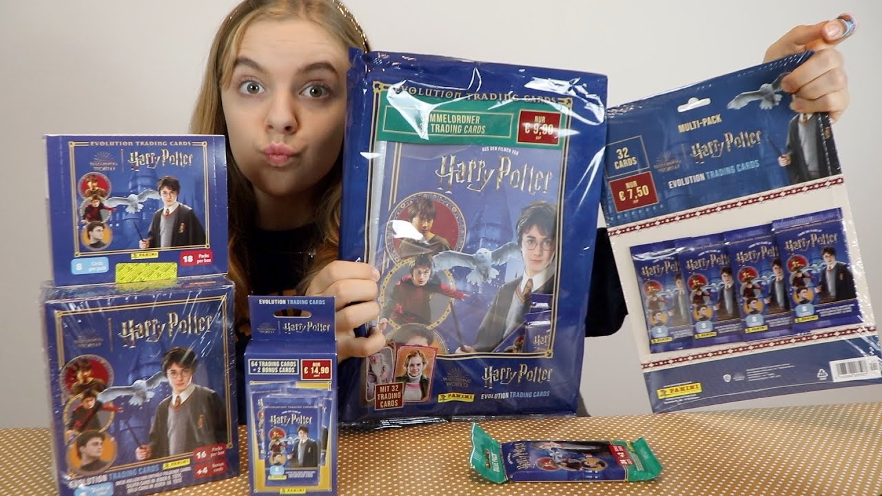 Harry Potter Evolution unboxing sběratelských karet (Booster box, Value pack..) /LEA