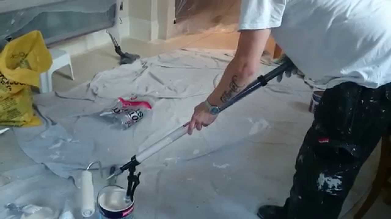 Malowanie ścian przy użyciu nowszych technologi,