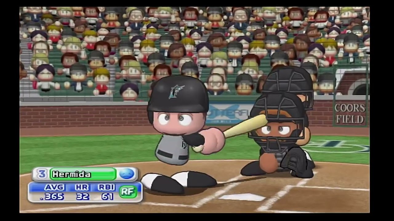 MLB Power Pros 2008 (Wii) (Florida Marlins Season) Game #86: FLA @ COL