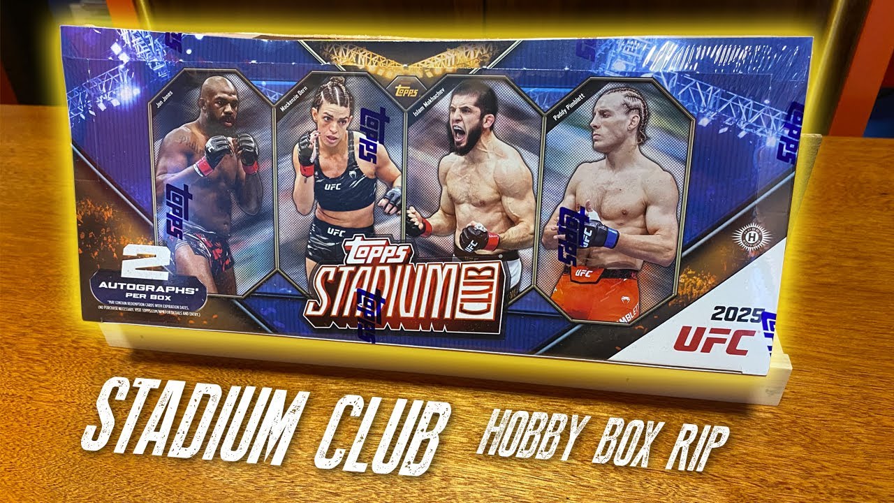 Topps UFC Stadium Club 2025 Hobby Box (Release Day Rip!)