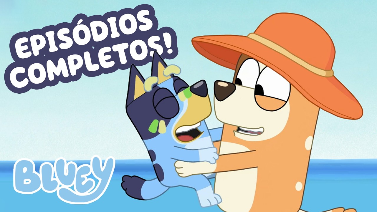 Nós amamos Bluey! 30 minutos de episódios completos e encantadores | Bluey Português Brasil Oficial
