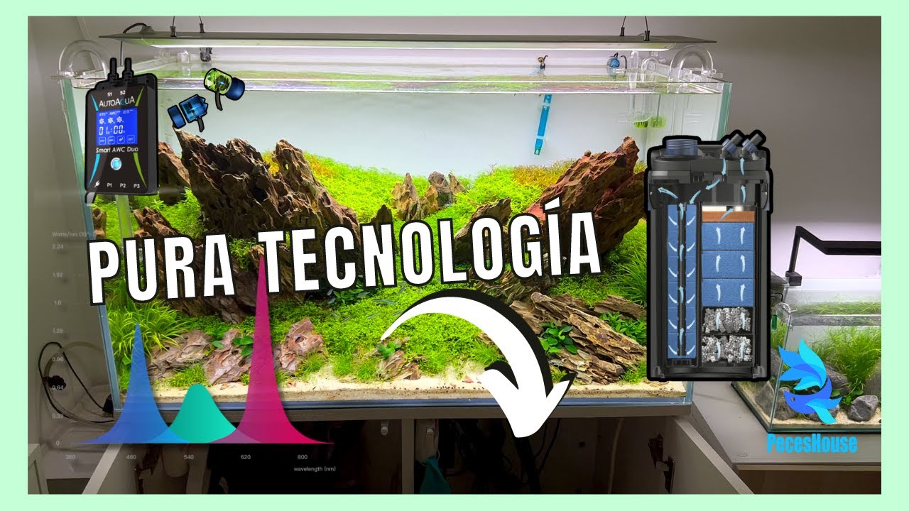 Esto son TODOS los APARATOS de mi ACUARIO HIGHTECH