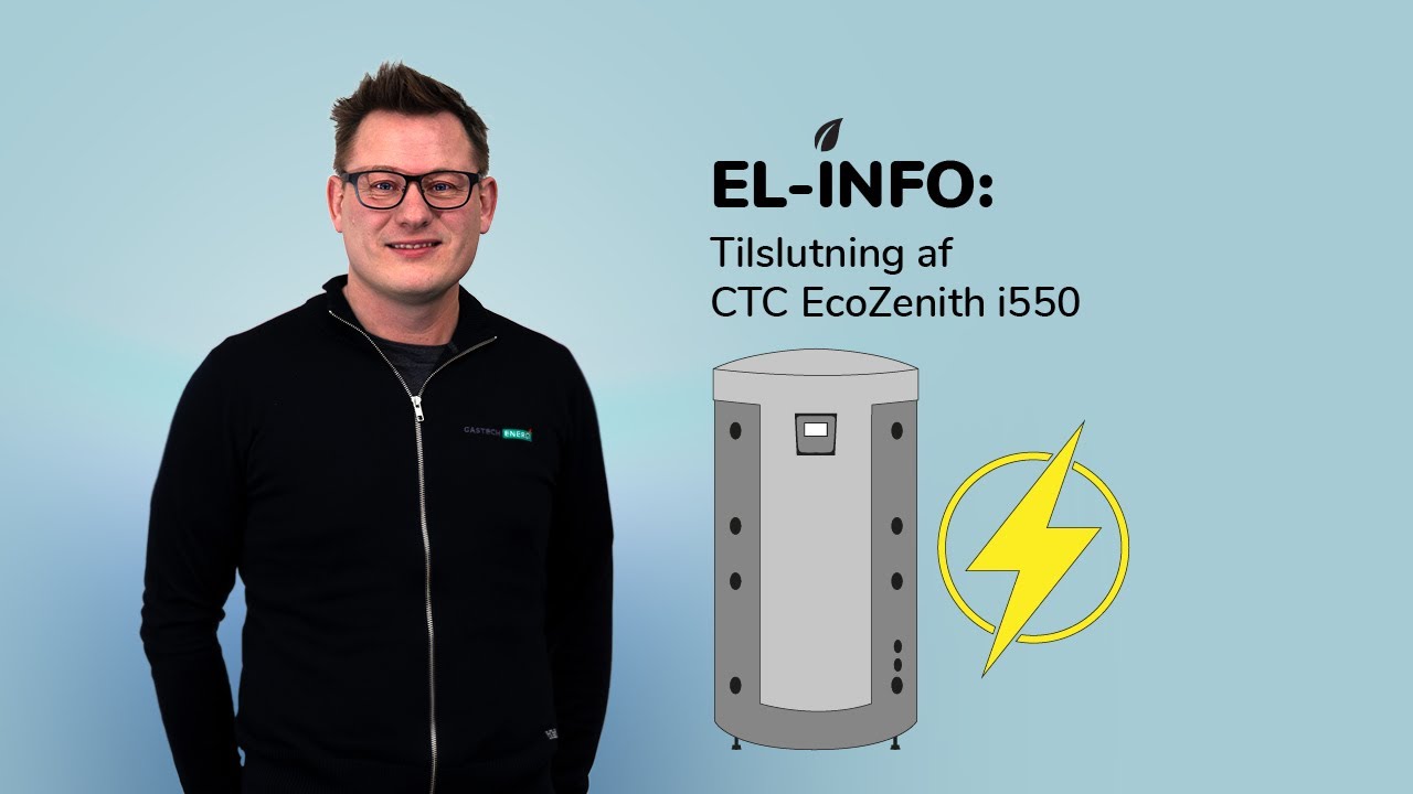 Elinfo: Elektrisk tilslutning af CTC EcoZenith i550