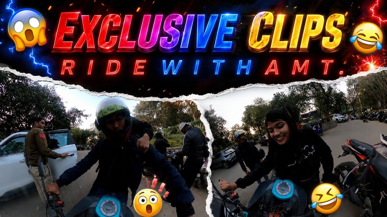 EXCLUSIVE CLIPS | RIDE WITH AMT 🏍️🔥 Funny & Shocking Bike Moments 😂😱 Subscribe #ridewithamt #viral