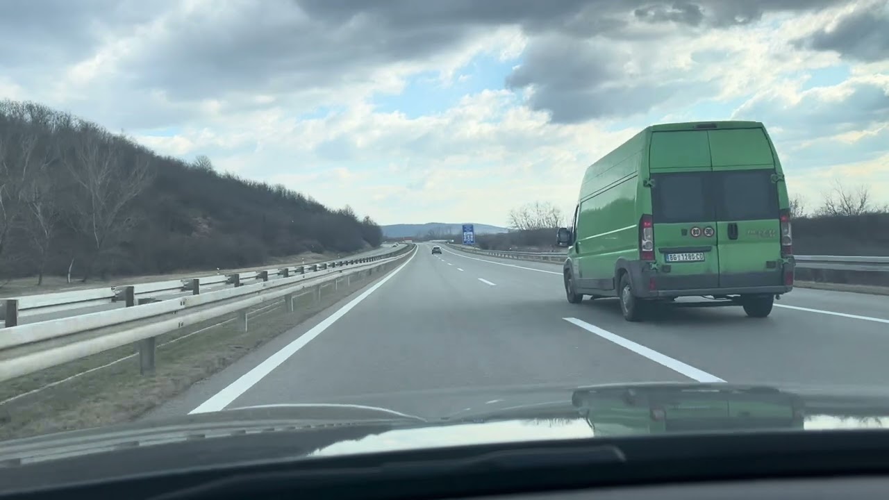 Lepote Srbije, voznja, autoput BG - Nis, Boboviste - Nis
