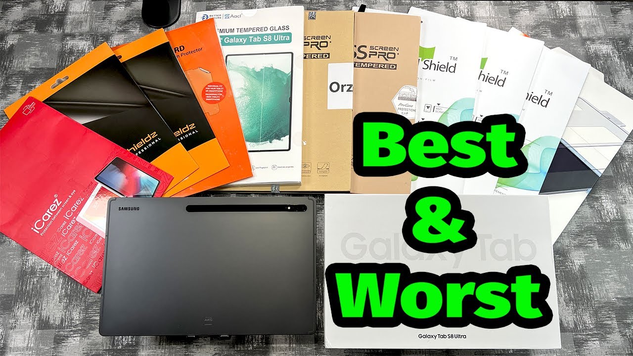 Best & Worst Screen Protectors For Galaxy Tab S8 Ultra