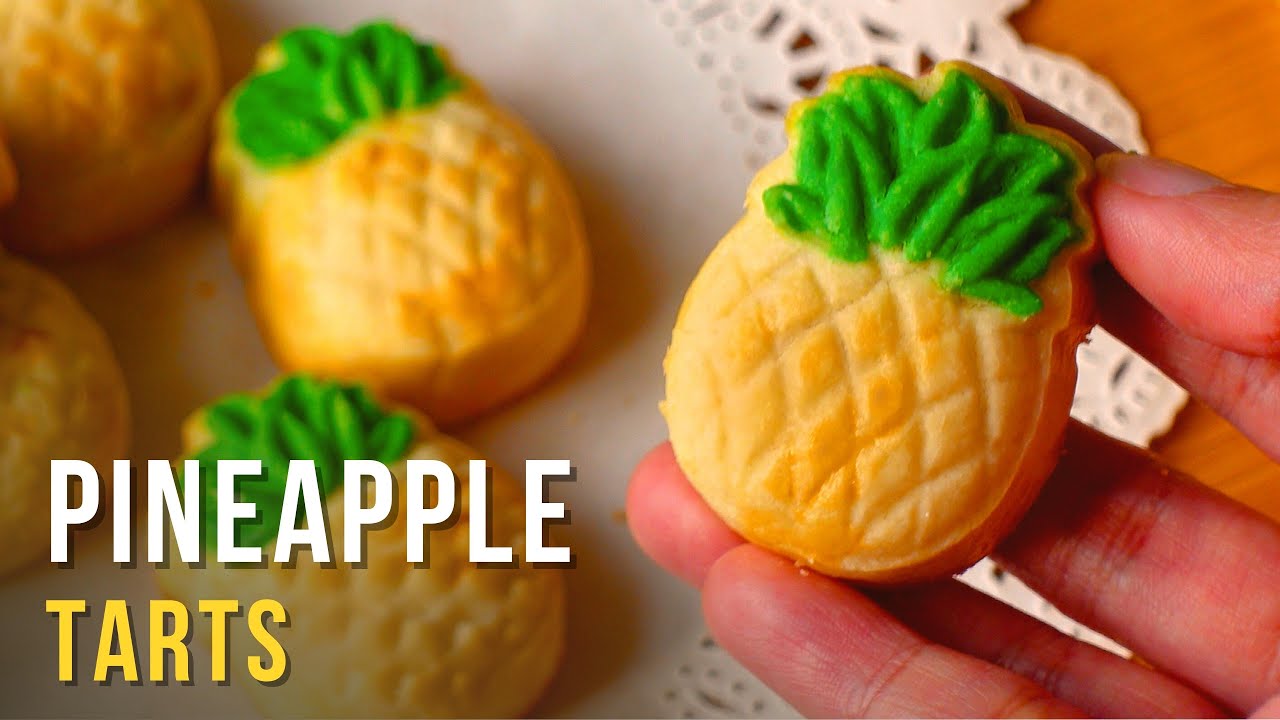 Melt-in-your-mouth Pineapple Tart 🍍 Bánh Dứa Đài Loan