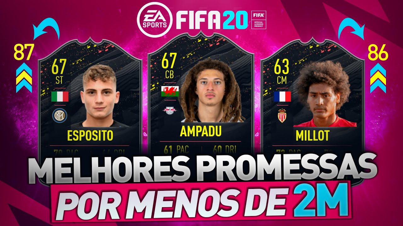 29 MELHORES PROMESSAS BARATAS para TIMES PEQUENOS no FIFA 20! [VALOR ABAIXO DE €2M]