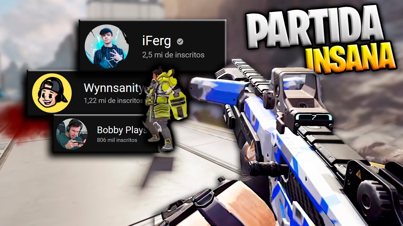 ENFRENTEI OS MAIORES STREAMERS DE APEX LEGENDS MOBILE DO MUNDO, LOBBY GRINGO​