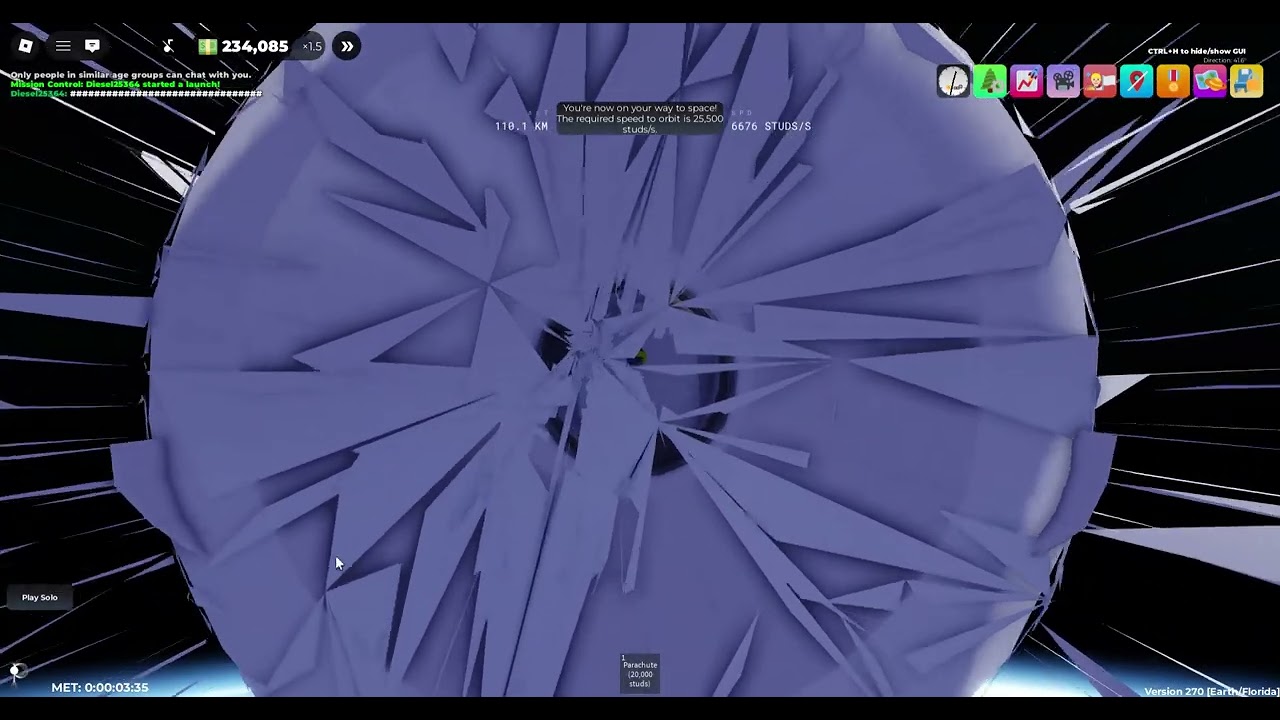 Noob lands HL-20 for first time in roblox space sailors