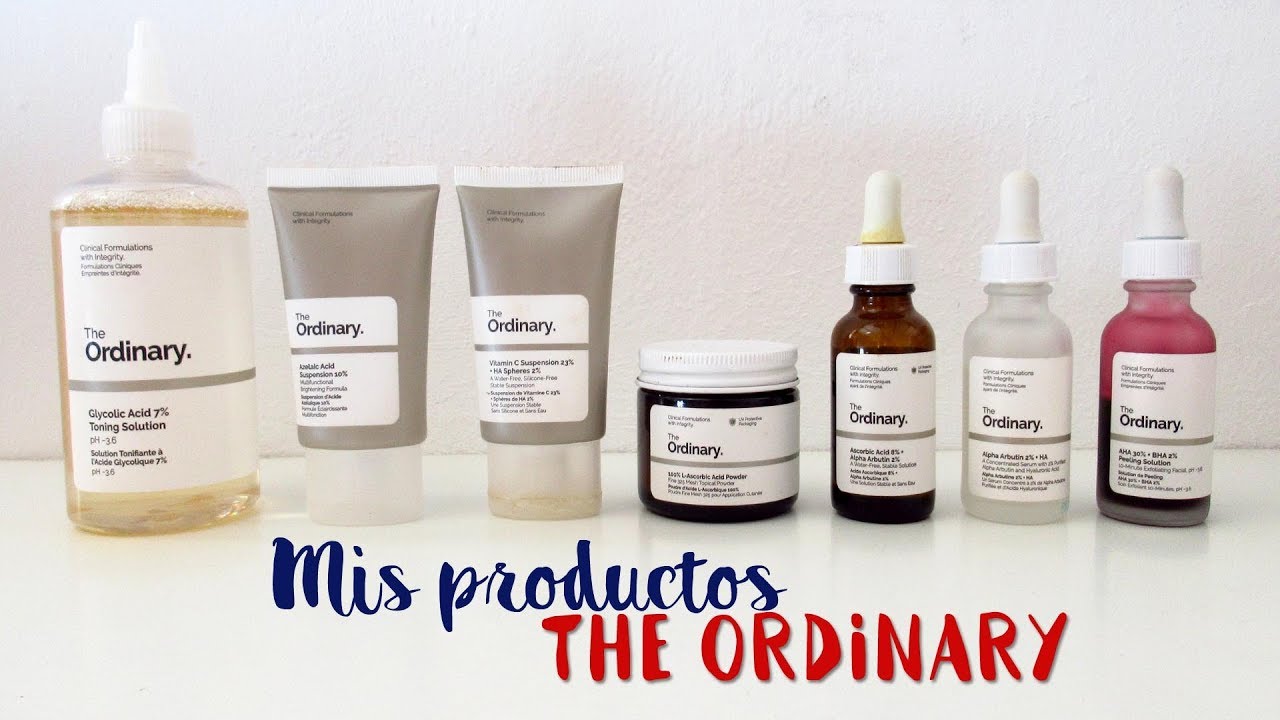 Mis Productos THE ORDINARY