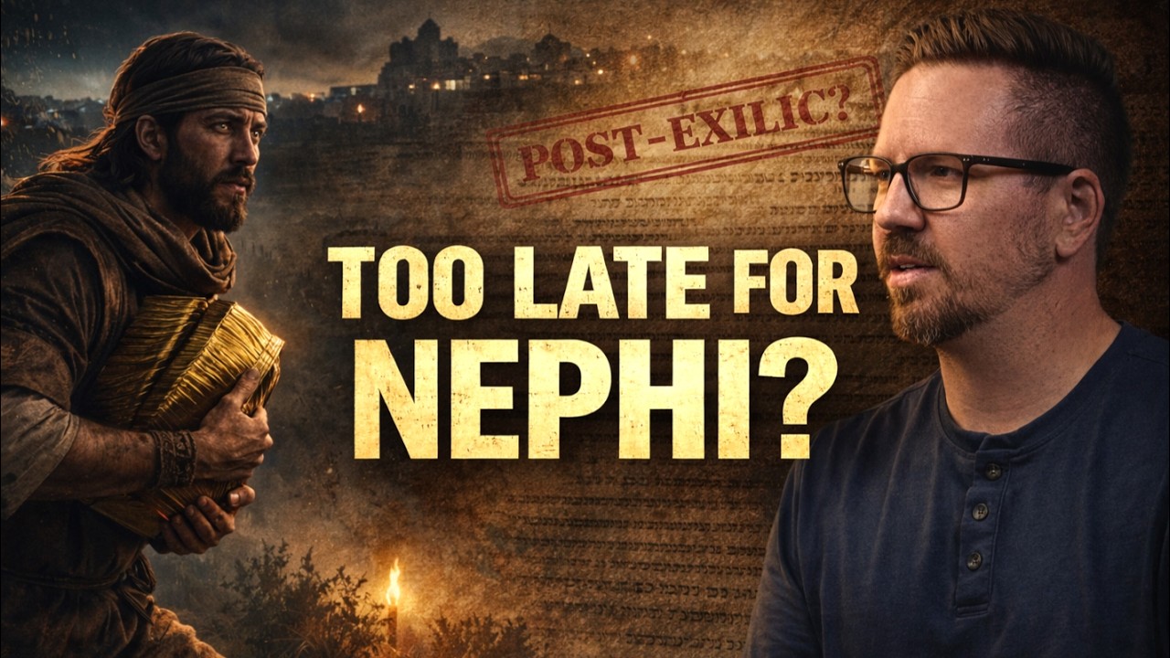 Torah Written Too Late For Nephi? | Neal Rappleye