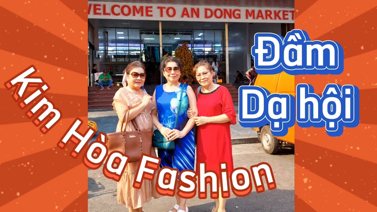 Vlog 617 : ĐẦM DẠ HỘI Trung niên tại shop RUBY B3_B4 chợ An Đông mới về nhé .