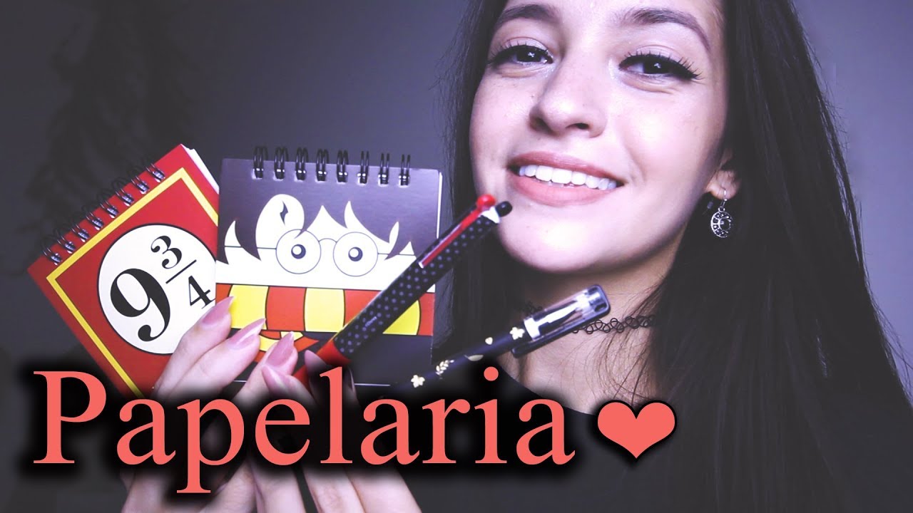 [ASMR] Recebidos SHOP DIAGONAL ϟ Slow Tapping, Scratching, Voz Suave (Unboxing de Papelaria)