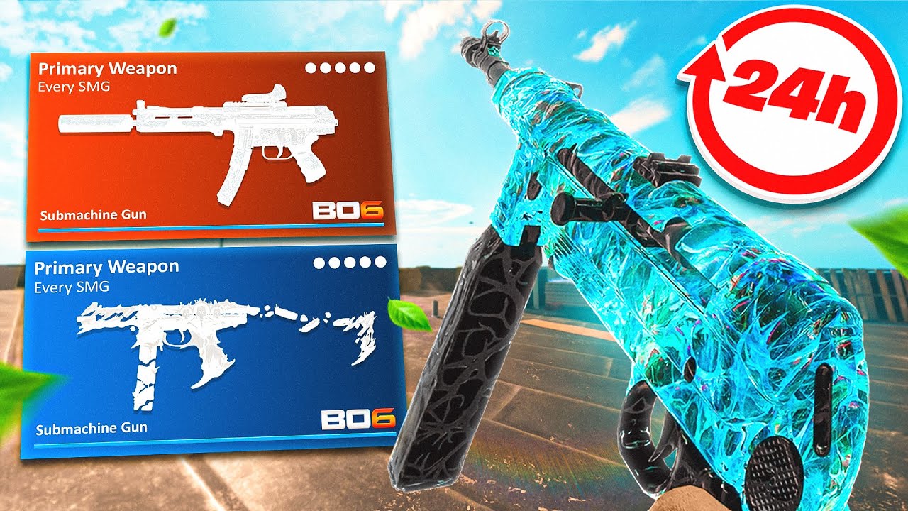 40 KILLS with EVERY BO6 SMG in 24 HOURS.. (COD CHALLENGE)
