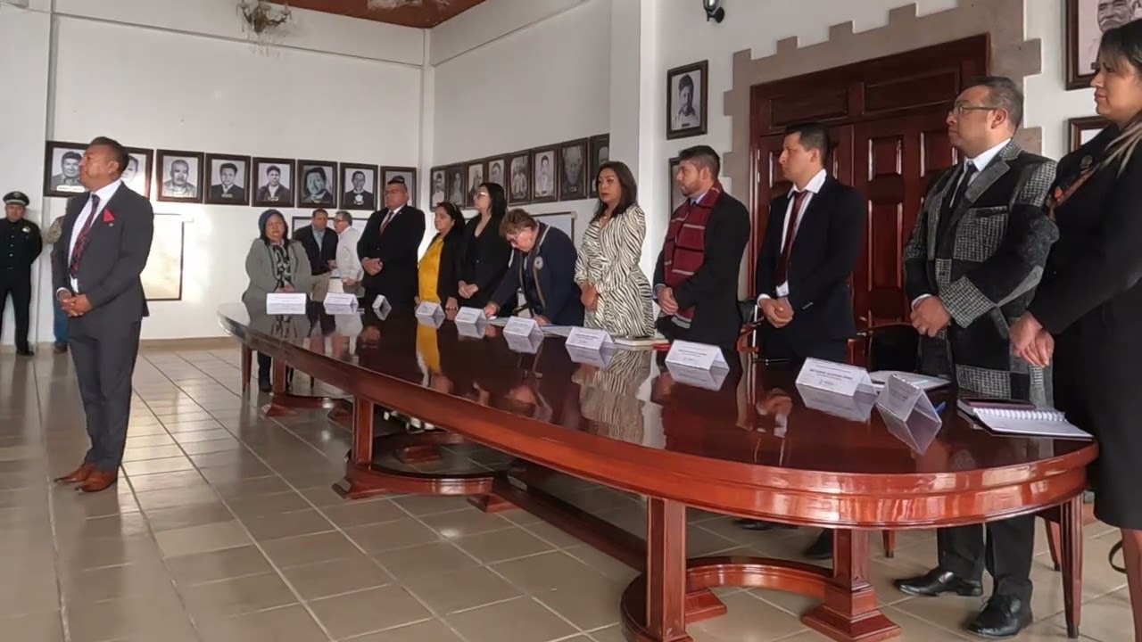 Primera Sesión Solemne - Gobierno de Melchor Ocampo