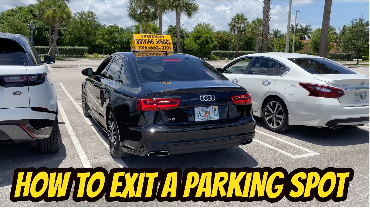 HOW TO EXIT A PARKING SPOT (DRIVING TUTORIAL FOR BEGINNERS)