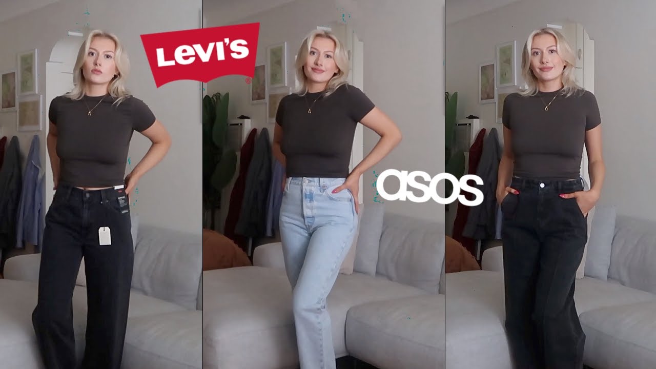 2023 Denim Trends Haul - Levi's & Asos (baggy dad jeans/classic straight pant)