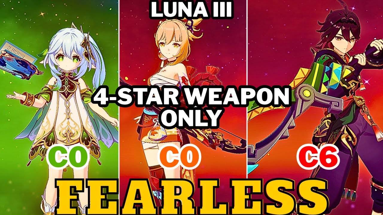 【Stygian Onslaught 6.2/Luna III】C0 Nahida x C0 Yoimiya x C6 Gaming | Fearless Difficulty 5