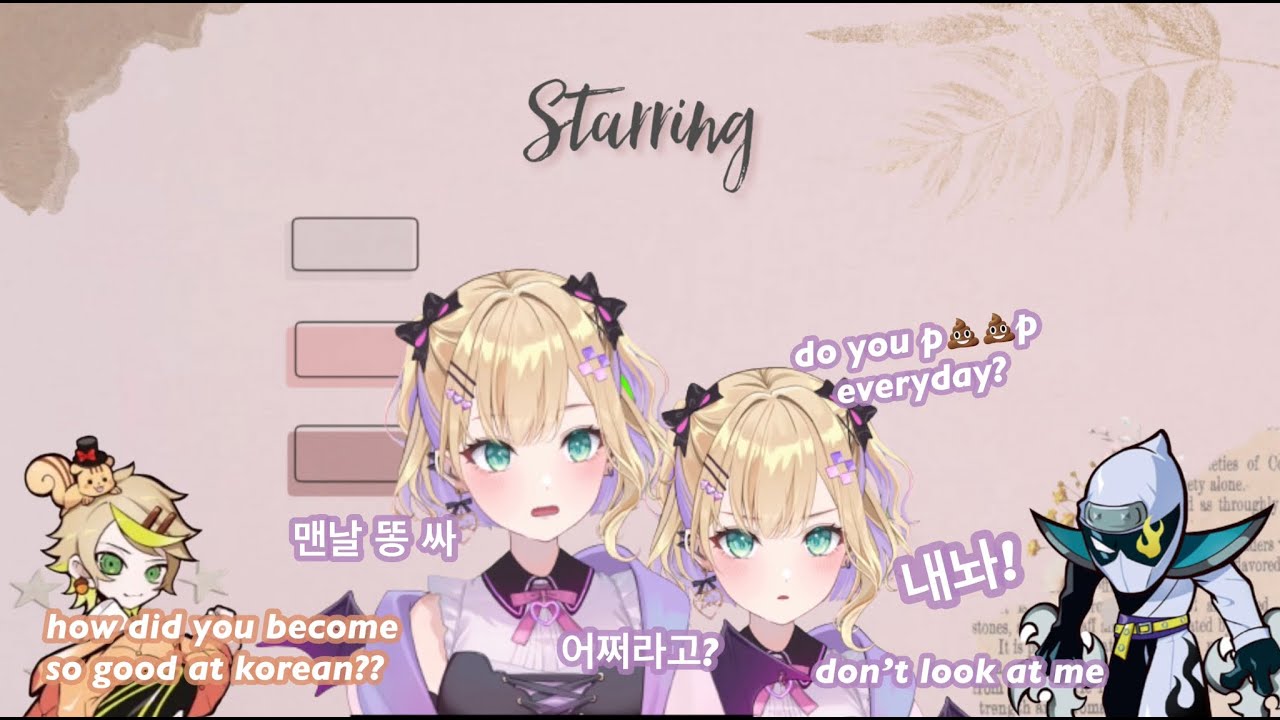 [ENG SUB] learn korean with Kurumi Noah w/ Zeder, Mainy