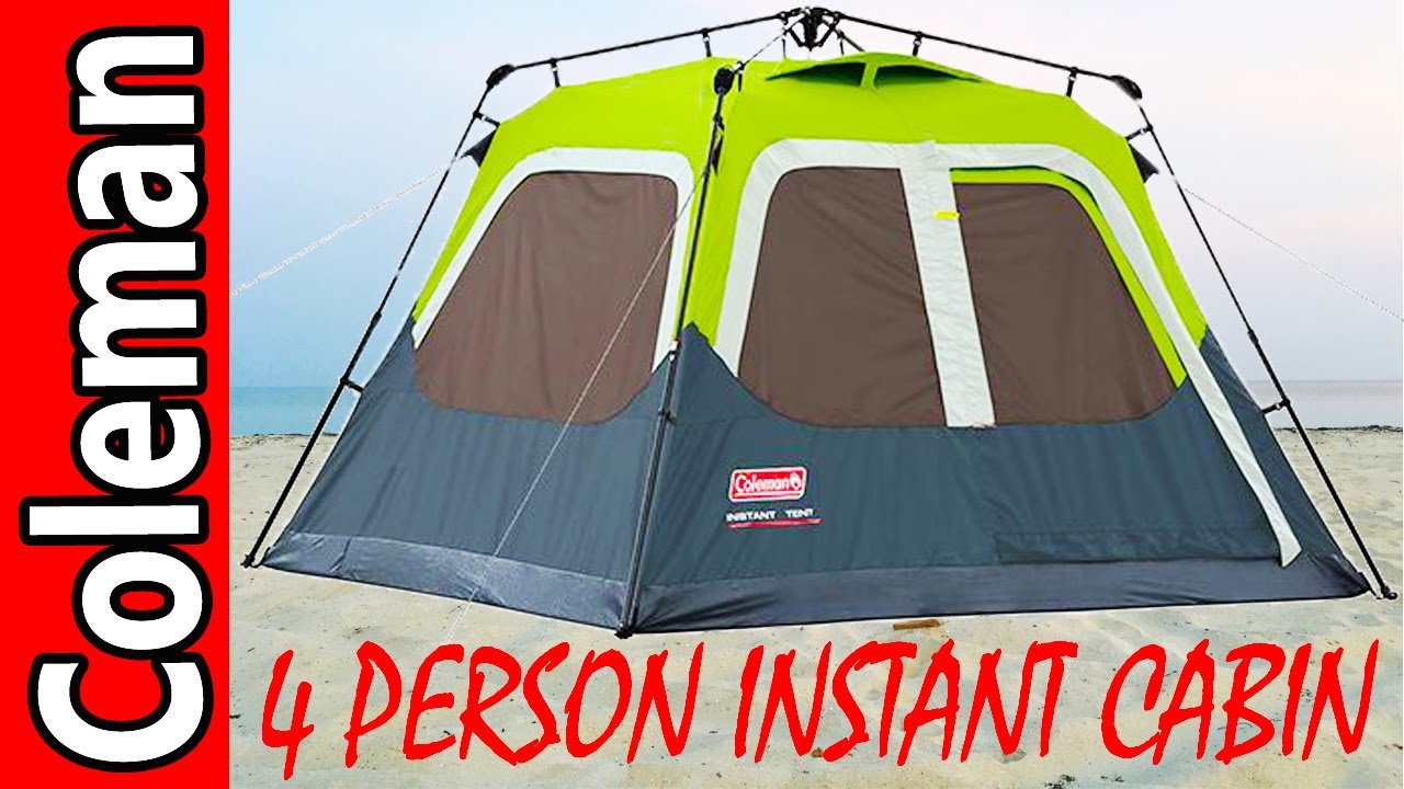 Coleman 4 Person Instant Cabin | Instant Tent
