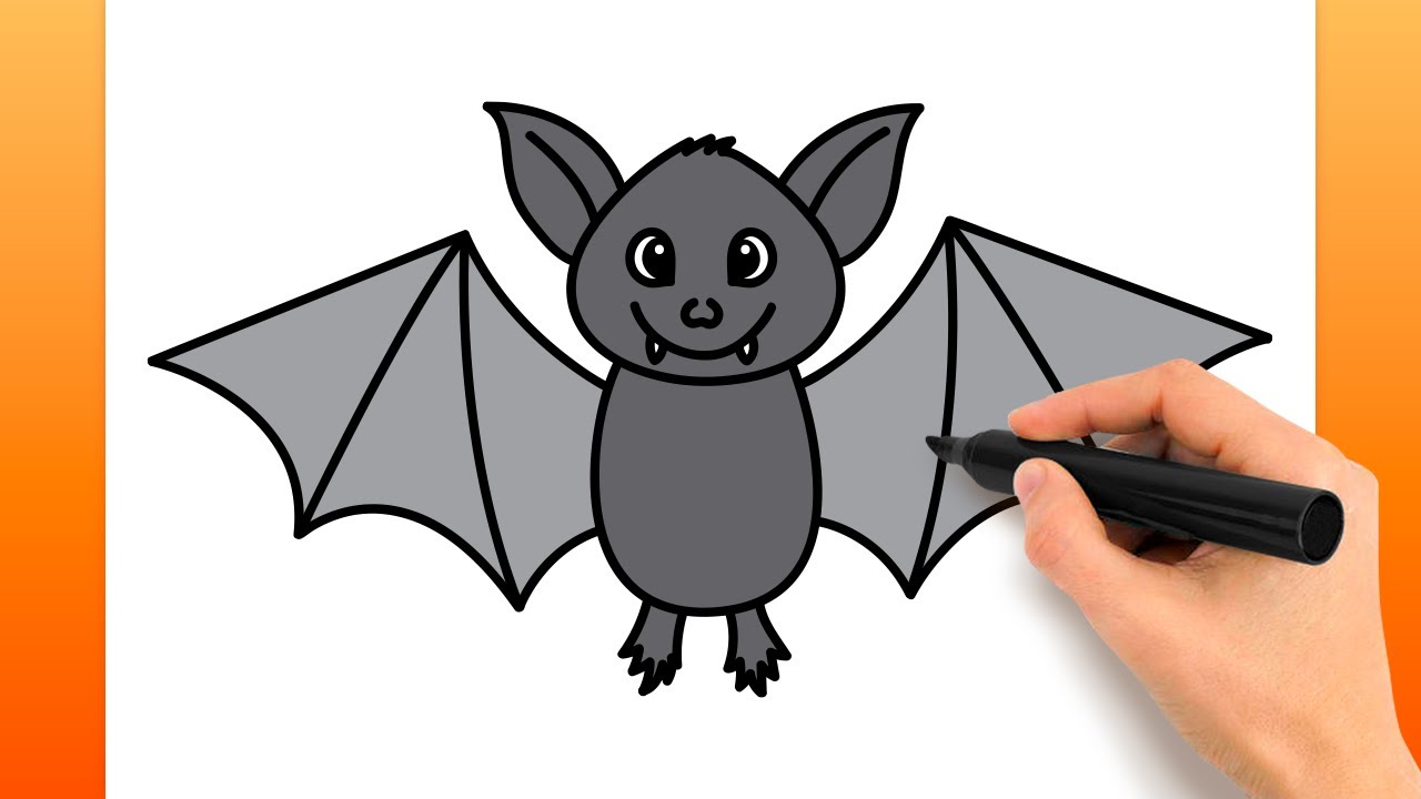 Comment Dessiner Une Chauve-souris (Tutoriel De Dessin Facile)