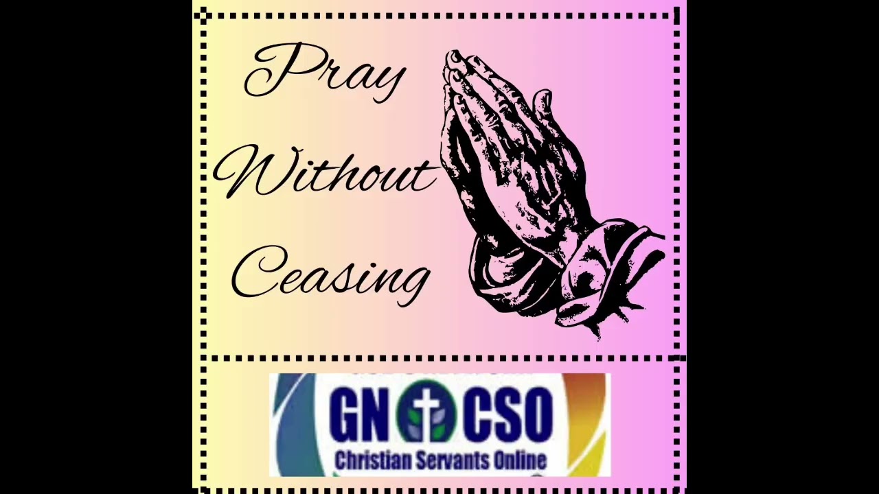Pray Without Ceasing