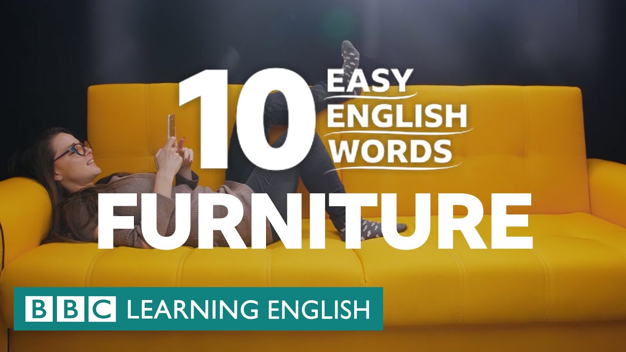 Furniture: 10 Easy English Words 🛏️🪑🛋️