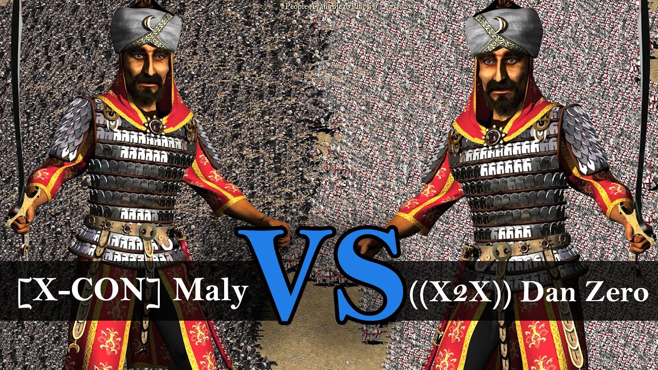 Stronghold Crusader “The Sultan” Tournament - [X-CON] Maly vs ((X2X)) Dan Zero | Semi Final [1080p]