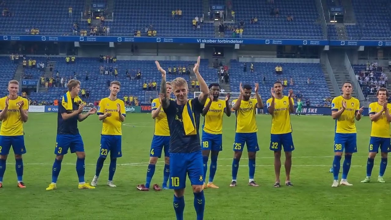 Br&oslash;ndby-fansene fejrede sejren, Wass og Schwartau