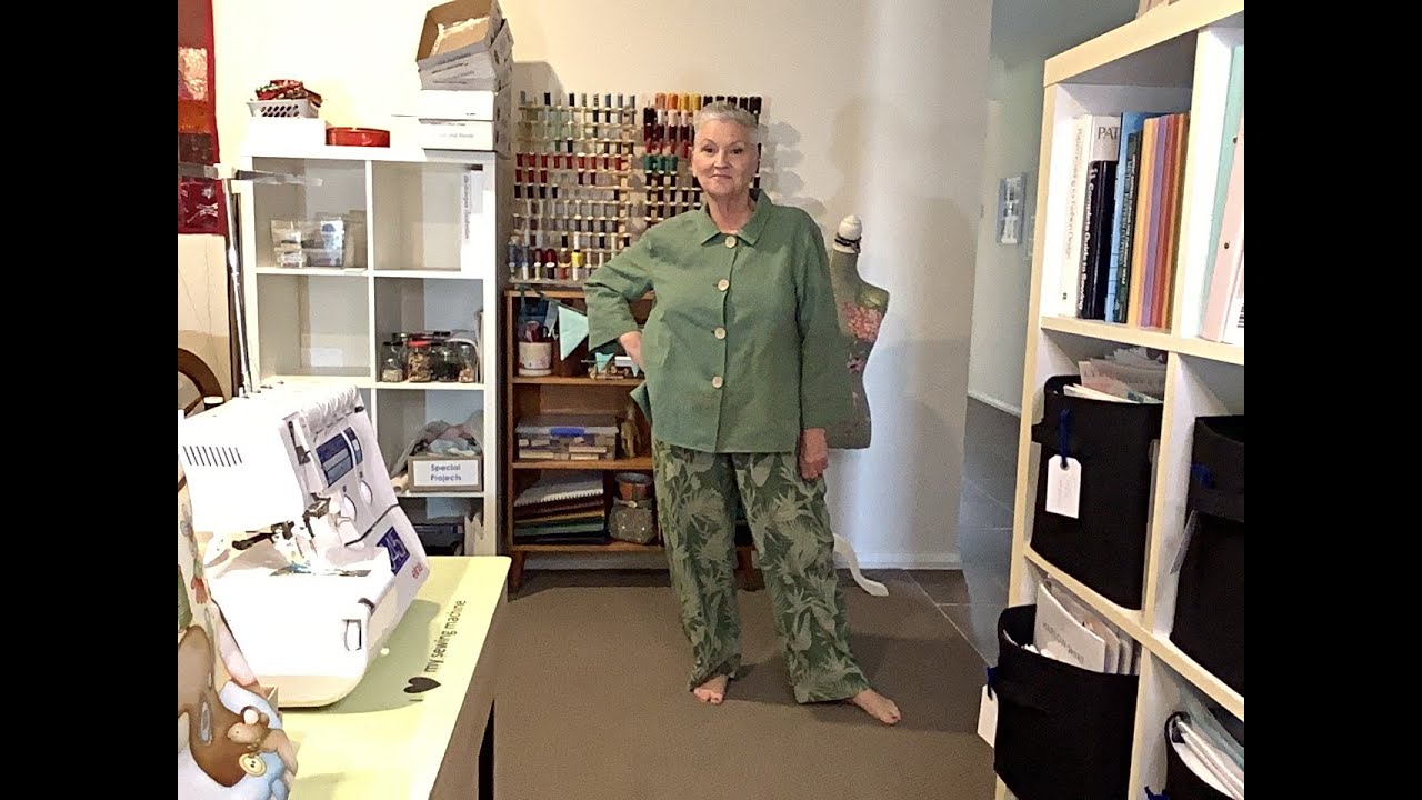And I’m back - Harlow Shirt, Linen Pants, Patina Blouse and Carolyn PJ’s