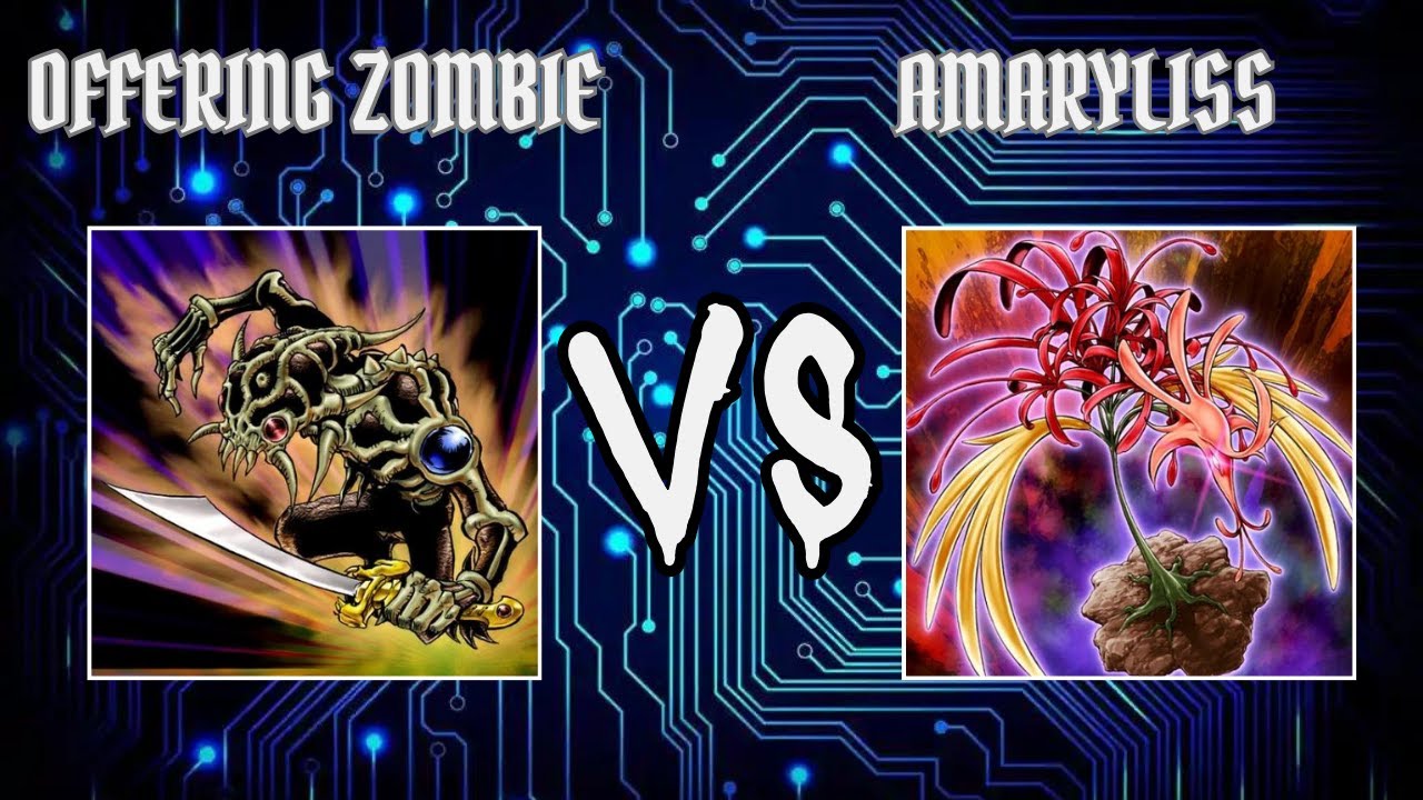beastmode(Offering Zombie) vs PaVinci(Amaryllis) | Yugioh Edison Format | Dueling Book