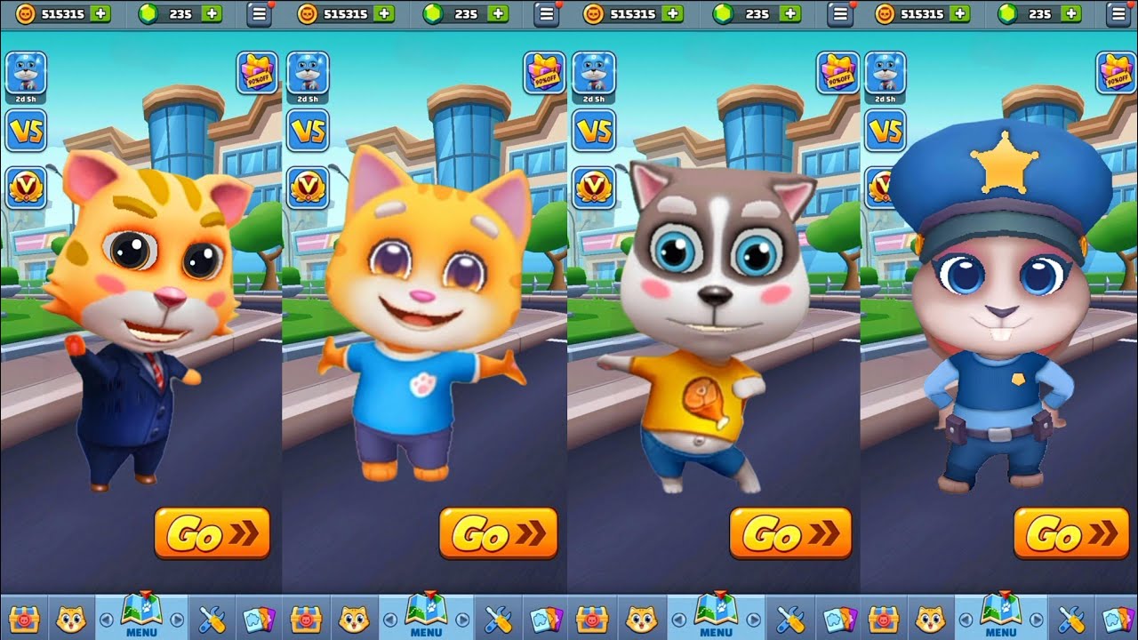 Cat runner VS Running pet new challenge 🔥😎