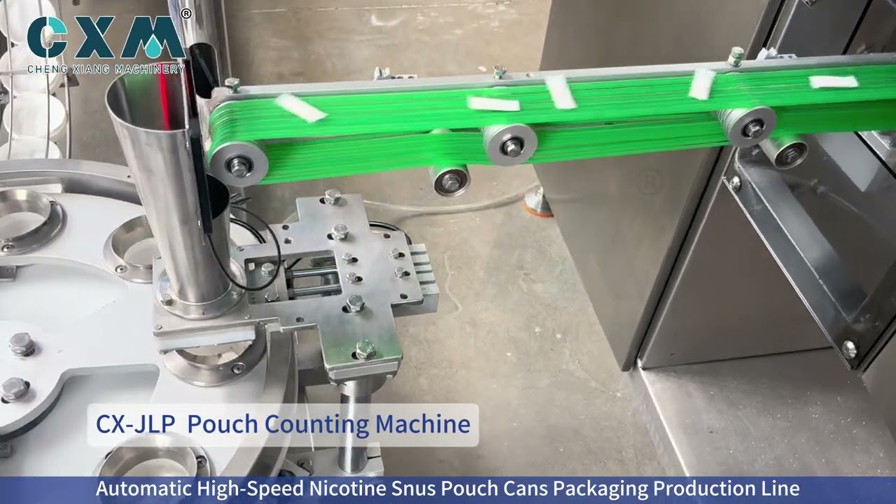Complete Nicotine Pouch Packaging Line | Dry & Wet Powder | Heat & Ultrasonic Sealing 