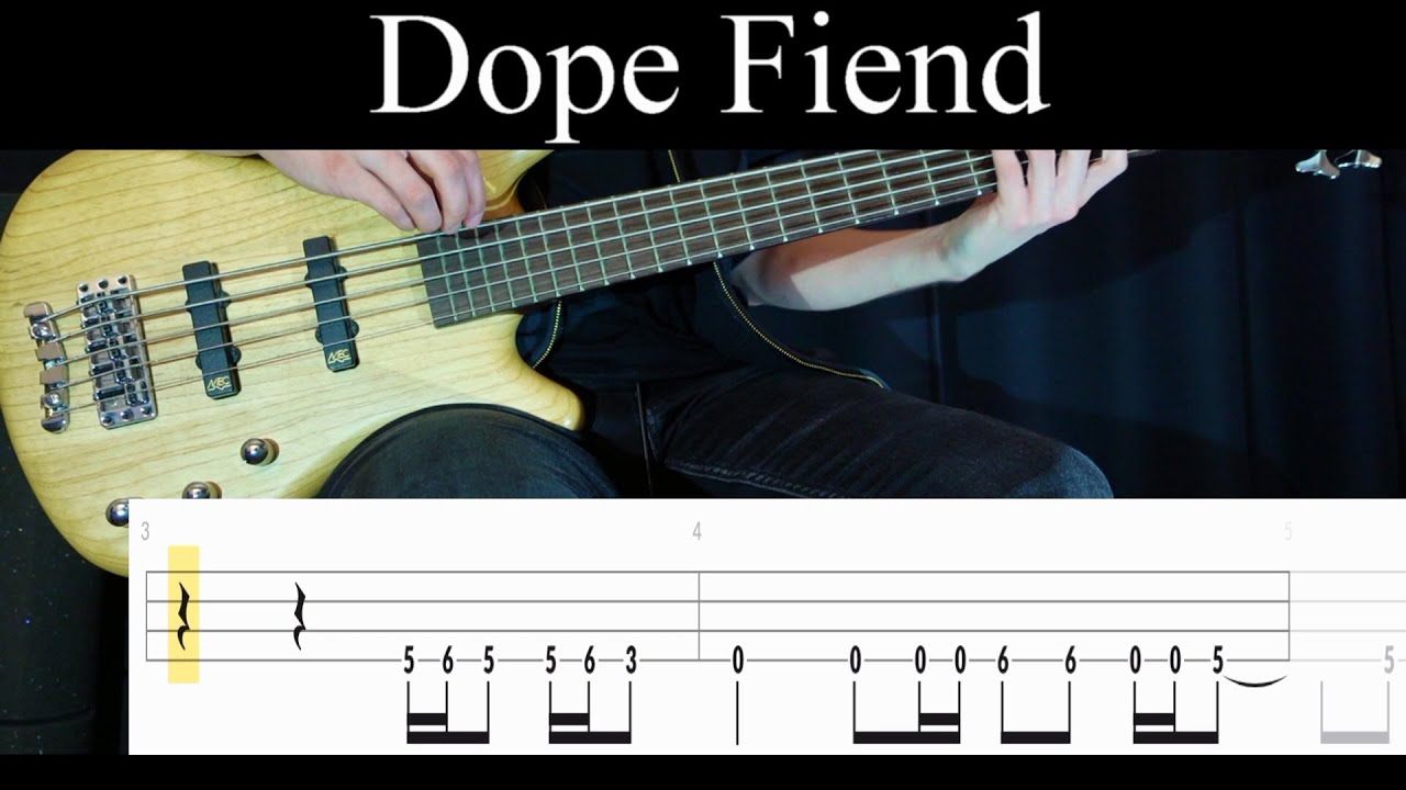Dope Fiend (Acid Bath) - Bass Cover (With Tabs) by Leo Düzey