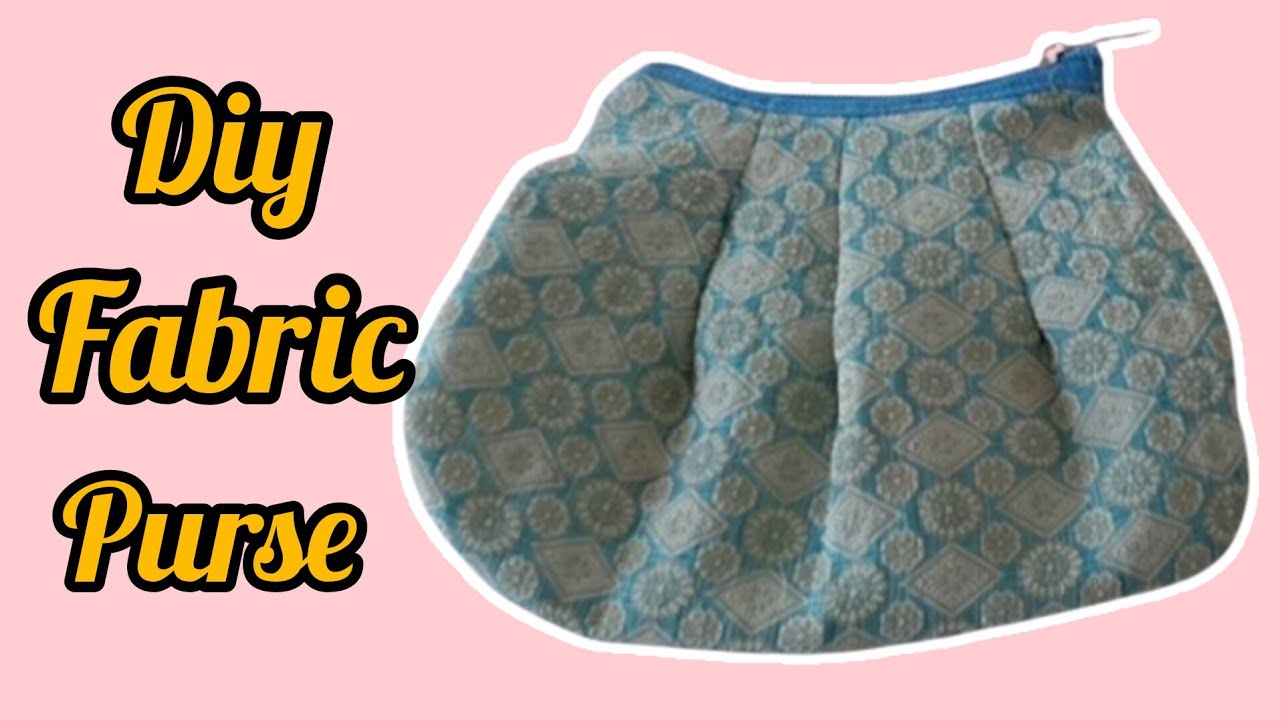 🟣Beautiful purse/handbag cutting & stitching at home👜kapadi purse banava free madhe/handpurse making