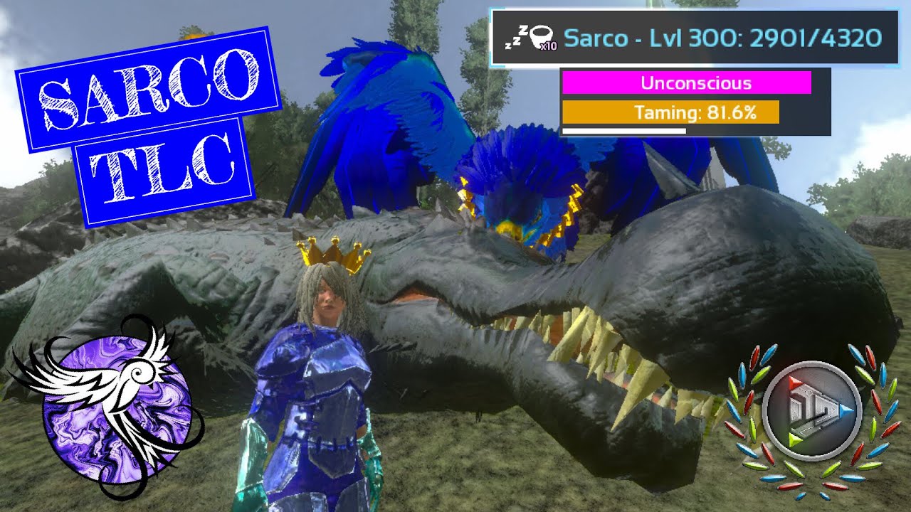 TAMING A MAX LEVEL SARCO!!! | [S1E45] | ARK Survival Evolved Mobile