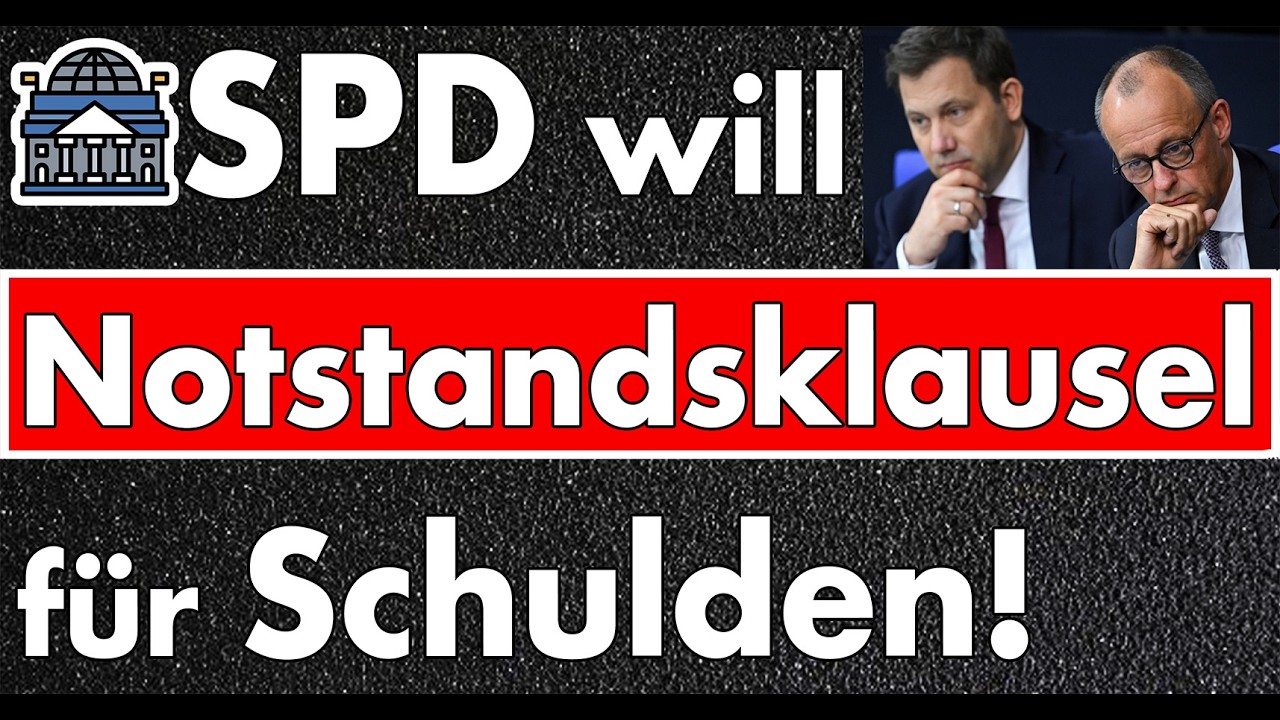 SPD will Schuldenbremse aufheben wegen Hormuz und den Haushalt retten? Anleihemarkt sagt Njet!