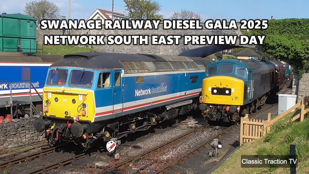 SWANAGE RAILWAY DIESEL GALA 2025 NETWORK SOUTH EAST PREVIEW DAY