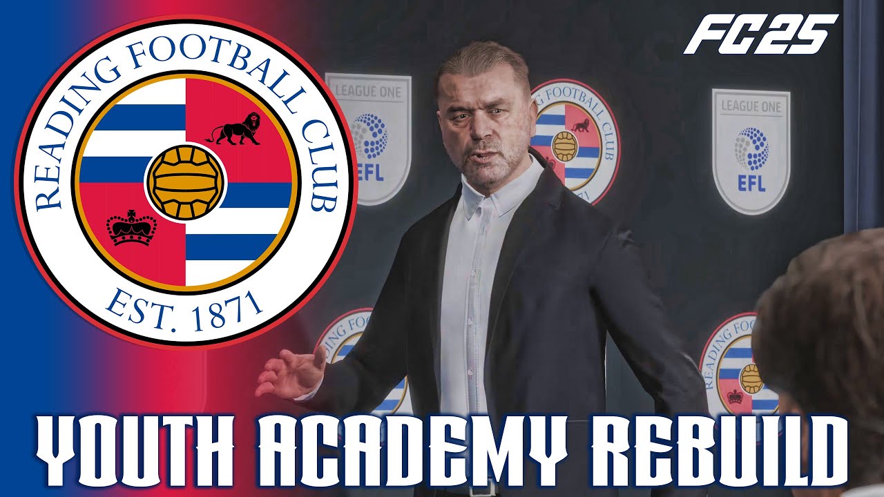 I Rebuild READING with ONLY YOUTH ACADEMY PLAYERS!